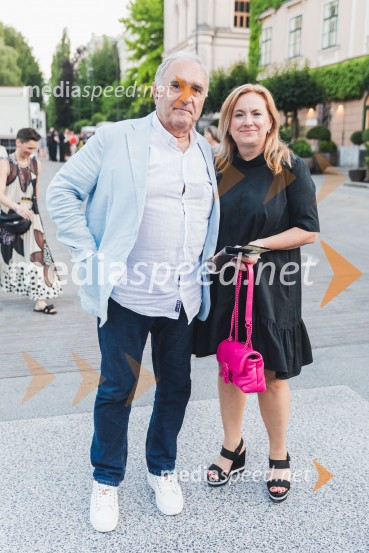  Bojan Budja, odgovorni urednik Dela in Slovenskih novic;  ... 73. Ljubljana Festival, Poletna noč 2025, otvoritev