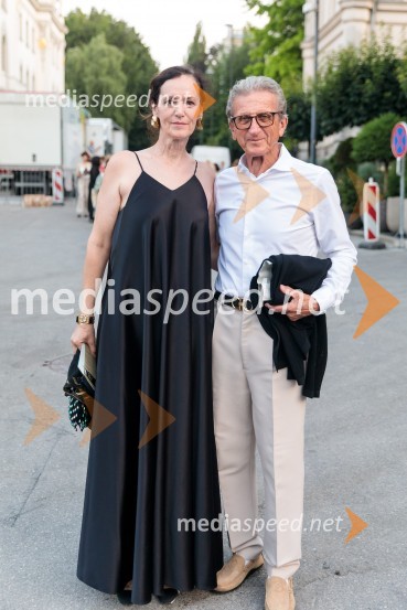 dr. Mateja Gaber; Dr. Brane Gaber, pediater73. Ljubljana Festival, Poletna noč 2025, otvoritev