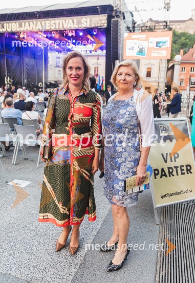  Alenka Slavinec, fotografinja;  ... 73. Ljubljana Festival, Poletna noč 2025, otvoritev