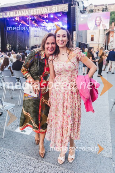  Alenka Slavinec, fotografinja;  Gaja Višnar, igralka73. Ljubljana Festival, Poletna noč 2025, otvoritev