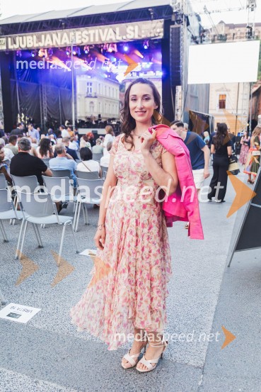  Gaja Višnar, igralka73. Ljubljana Festival, Poletna noč 2025, otvoritev