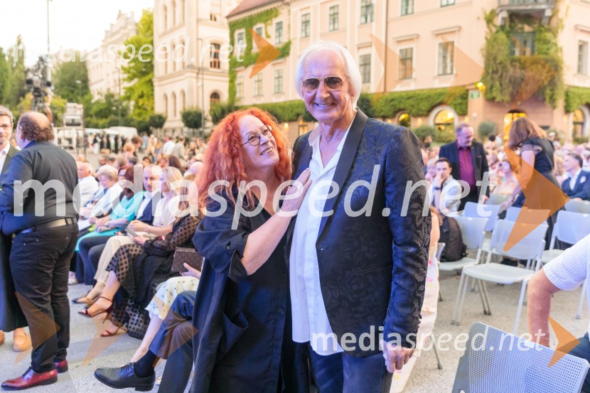  Neca Falk, pevka;  Janez  Bončina - Benč, pevec73. Ljubljana Festival, Poletna noč 2025, otvoritev