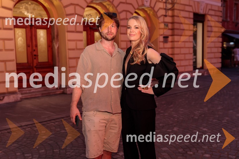  Peter Simončič;  Ana Soklič, pevka73. Ljubljana Festival, Poletna noč 2025, otvoritev