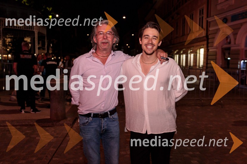  Robert Pešut - Magnifico, glasbenik;  Bojan Cvjetićanin, Joker Out73. Ljubljana Festival, Poletna noč 2025, otvoritev