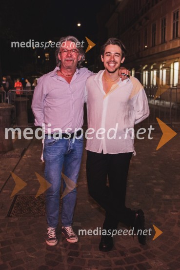  Robert Pešut - Magnifico, glasbenik;  Bojan Cvjetićanin, Joker Out73. Ljubljana Festival, Poletna noč 2025, otvoritev