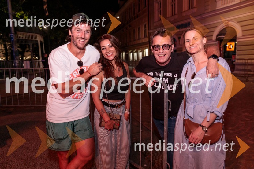  Rok Perko, nekdanji alpski smučar;  Tjaša Perko, kaskaderka in blogerka;  Grega Skočir, pevec, Big Foot Mama;  Polona Kalan73. Ljubljana Festival, Poletna noč 2025, otvoritev