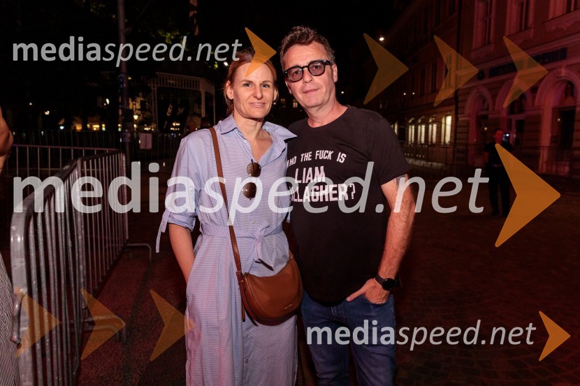  Polona Kalan;  Grega Skočir, pevec, Big Foot Mama73. Ljubljana Festival, Poletna noč 2025, otvoritev