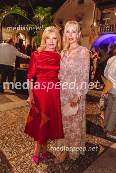  Darja Kuhar Kotnik, soustanoviteljica in podpredsednica Društva za zdravje naroda;  Lali Sladjana Ilic, MSc MFA, Rotary Club Ljubljana International, nekdanja predsednica društva SILA IWCL - International Women's Club Ljubljana73. Ljubljana Festival, Poletna noč 2025, otvoritev