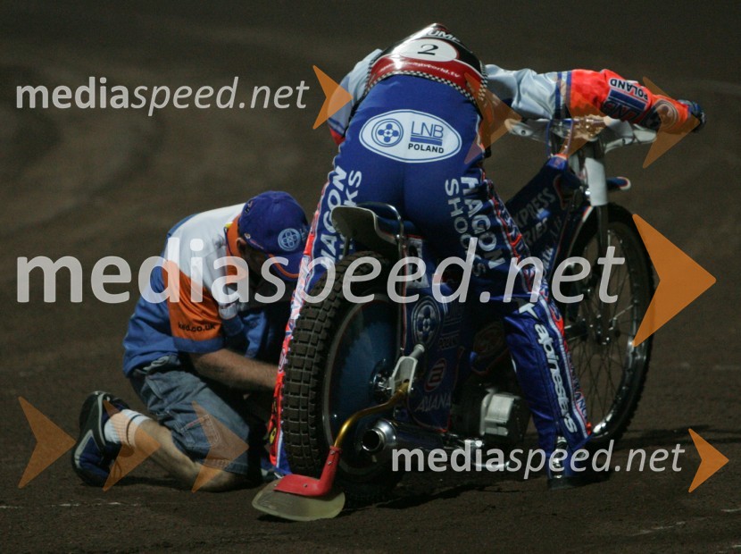 Jason Crump (Avstralija)SPEEDWAY, VN Slovenije 2004