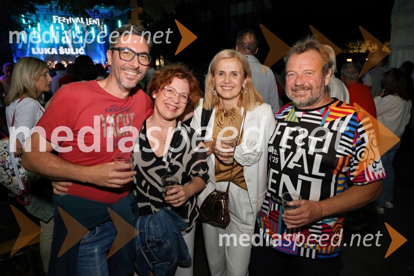  ... ;  ... ;  Anita  Mlakar, moderatorka in svetovalka za odnose z javnostmi;  Andrej Borko, pomočnik direktorja Narodnega doma MariborFestival Lent 2025, otvoritev