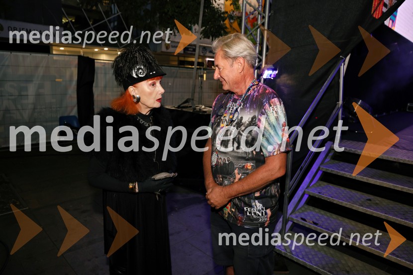  Josipa Lisac, pevka;  Vladimir  Rukavina Gogo, direktor Narodnega doma Maribor ter direktor Festivala Lent Festival Lent 2025, Josipa Lisac