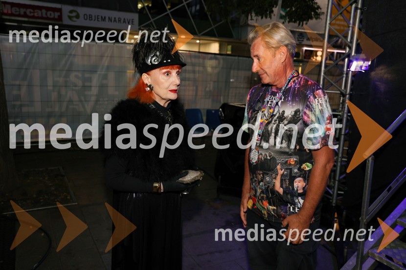  Josipa Lisac, pevka;  Vladimir  Rukavina Gogo, direktor Narodnega doma Maribor ter direktor Festivala Lent Festival Lent 2025, Josipa Lisac