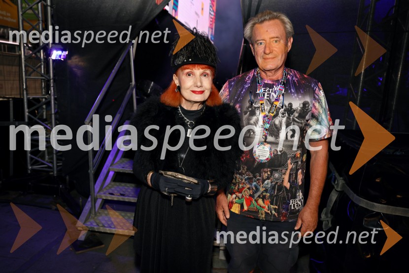  Josipa Lisac, pevka;  Vladimir  Rukavina Gogo, direktor Narodnega doma Maribor ter direktor Festivala Lent Festival Lent 2025, Josipa Lisac