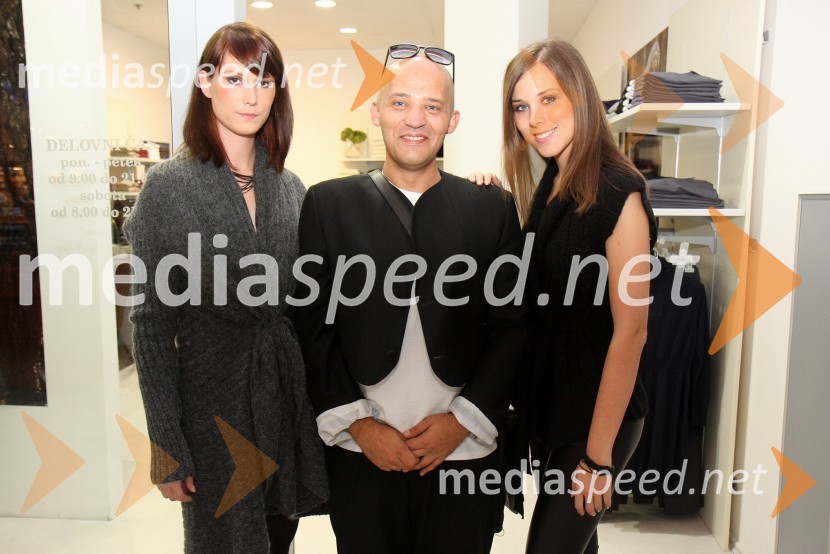 Zoran Garevski, modni oblikovalec in manekenkiRašica, otvoritev prodajalne v Europarku