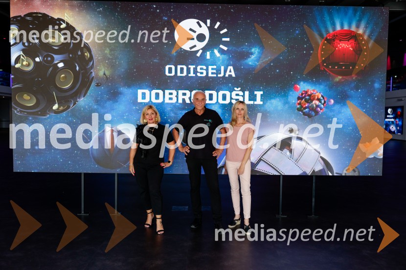  Urša Zupan, izvršna direktorica Odisejada d.o.o.;  Ivo Boscarol, podjetnik, generalni direktor Pipistrel d.o.o.;  Maša Čertalič, vodja strateških projektov Boscarol d.o.o.ODISEJA odpira svoja vrata