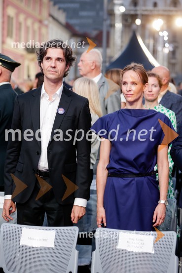  Luka Mesec, podpredsednik vlade in minister za delo, družino, socialne zadeve in enake možnosti;  ... Osrednja slovesnost ob 34. dnevu državnosti na Kongresnem trgu