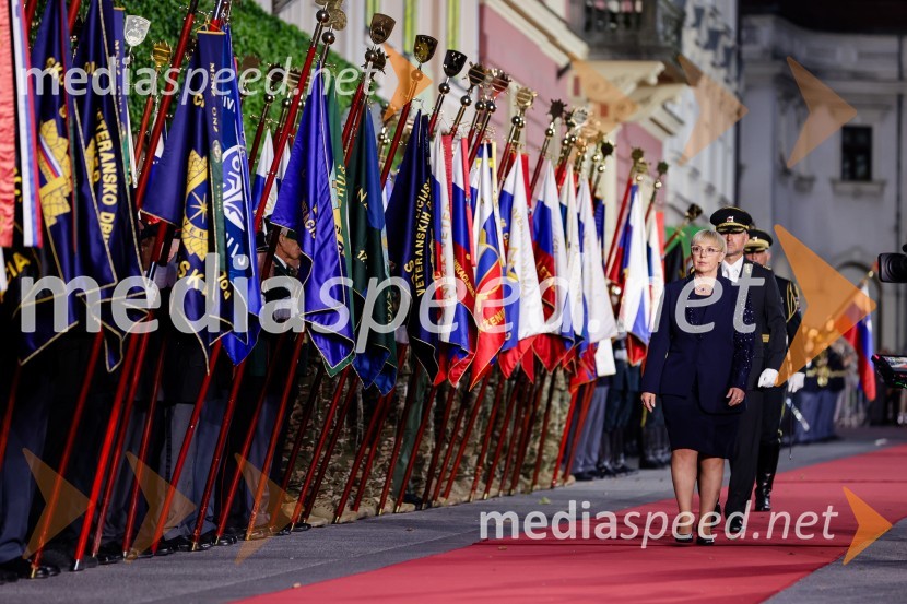 dr. Nataša Pirc Musar, predsednica Republike SlovenijeOsrednja slovesnost ob 34. dnevu državnosti na Kongresnem trgu