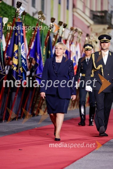dr. Nataša Pirc Musar, predsednica Republike SlovenijeOsrednja slovesnost ob 34. dnevu državnosti na Kongresnem trgu