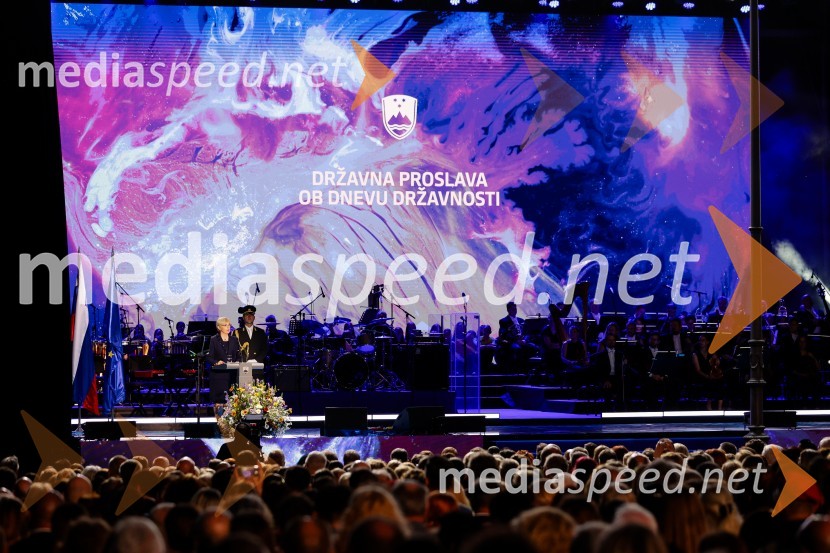 Osrednja slovesnost ob 34. dnevu državnosti na Kongresnem trgu