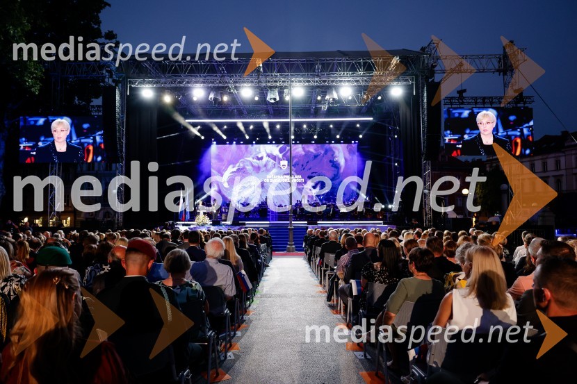 Osrednja slovesnost ob 34. dnevu državnosti na Kongresnem trgu