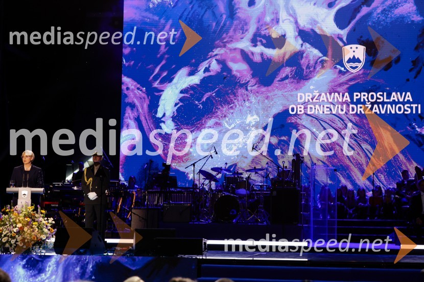 Osrednja slovesnost ob 34. dnevu državnosti na Kongresnem trgu