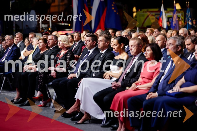 Osrednja slovesnost ob 34. dnevu državnosti na Kongresnem trgu