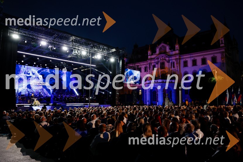 Osrednja slovesnost ob 34. dnevu državnosti na Kongresnem trgu