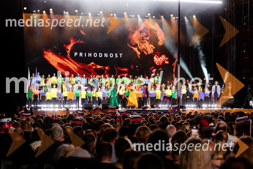 Osrednja slovesnost ob 34. dnevu državnosti na Kongresnem trgu