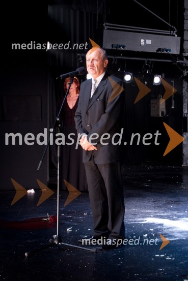 Branko Pavlin, predsednik uprave časopisne hiše DnevnikCenci, premiera v Mestnem gledališu ljubljanskem (MGL)