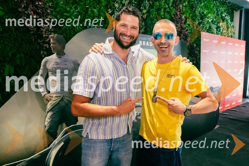  Uroš Bitenc, moderator, vplivnež;  Drey Nitrous, mojster driftanjaPremiera filma F1 v Cineplexx Ljubljana