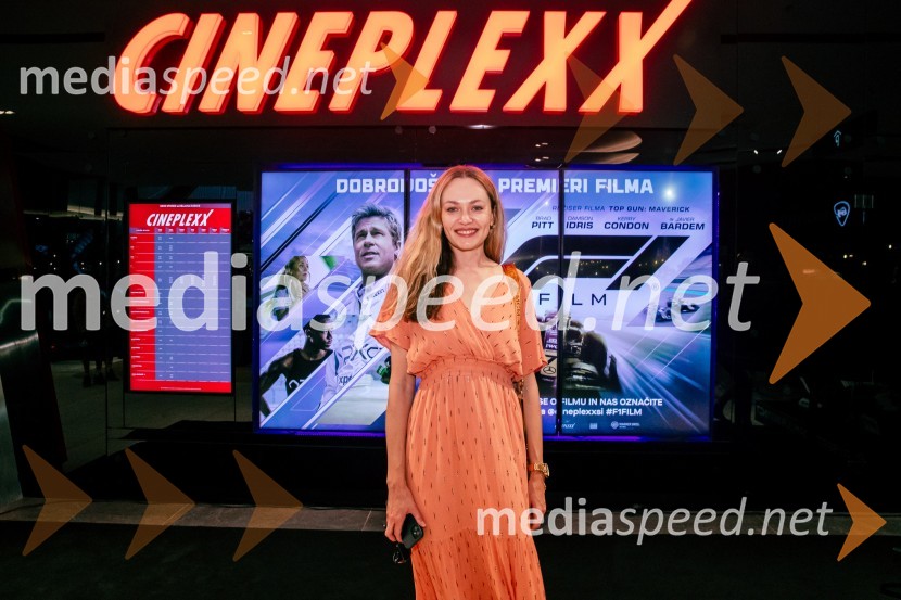  Iryna Osypenko, manekenkaPremiera filma F1 v Cineplexx Ljubljana