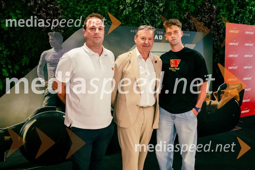  ... ;  Matjaž Tomlje, poslovnež, glavni urednik revije Avto Šport;  ... Premiera filma F1 v Cineplexx Ljubljana