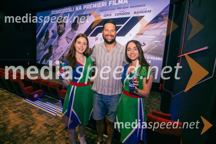  ... ;  Uroš Bitenc, moderator, vplivnež;  ... Premiera filma F1 v Cineplexx Ljubljana