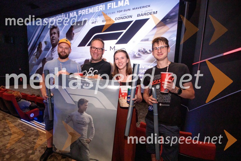 Premiera filma F1 v Cineplexx Ljubljana