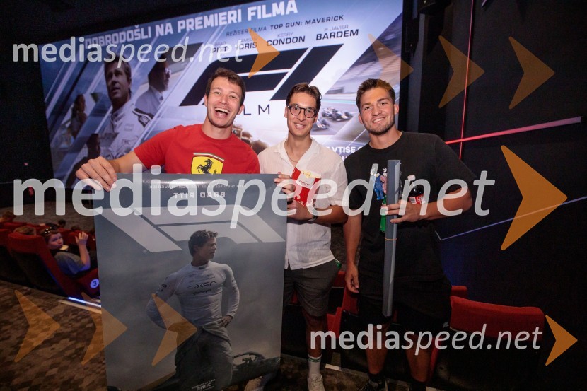 Premiera filma F1 v Cineplexx Ljubljana