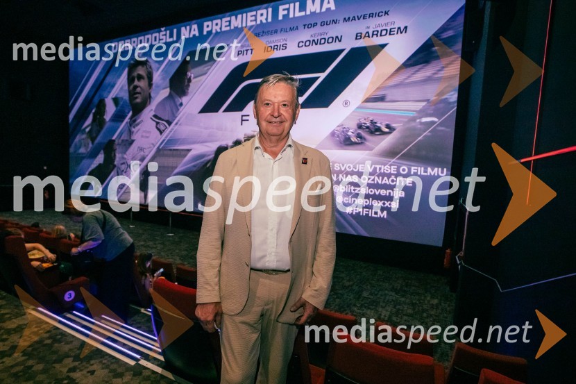  Matjaž Tomlje, poslovnež, glavni urednik revije Avto ŠportPremiera filma F1 v Cineplexx Ljubljana