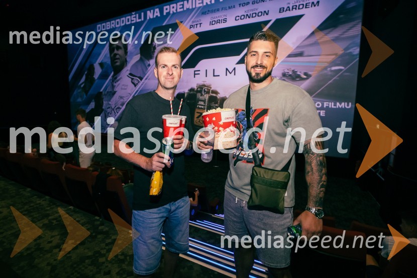  Matej Avbelj;  Challe Salle, glasbenik, raperPremiera filma F1 v Cineplexx Ljubljana