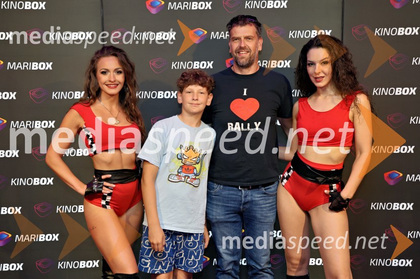  ... ;  Tomaž  Kavčič, nekdanji večkratni prvak v relijuF1 z Bradom Pittom premierno v Mariboxu