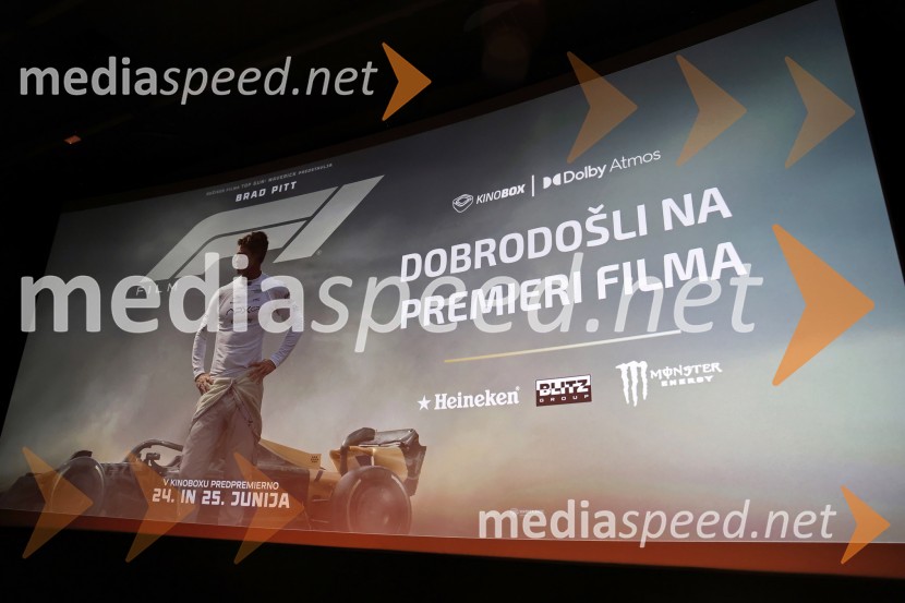 F1 z Bradom Pittom premierno v Mariboxu