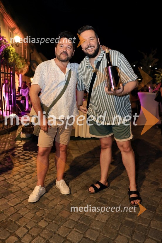  Miran Bende Živčec, direktor in lastnik, turistična agencija Galileo 3000;  Denis Bende Živčec, novinar, VečerVinsko LENTanje 2025 - torek