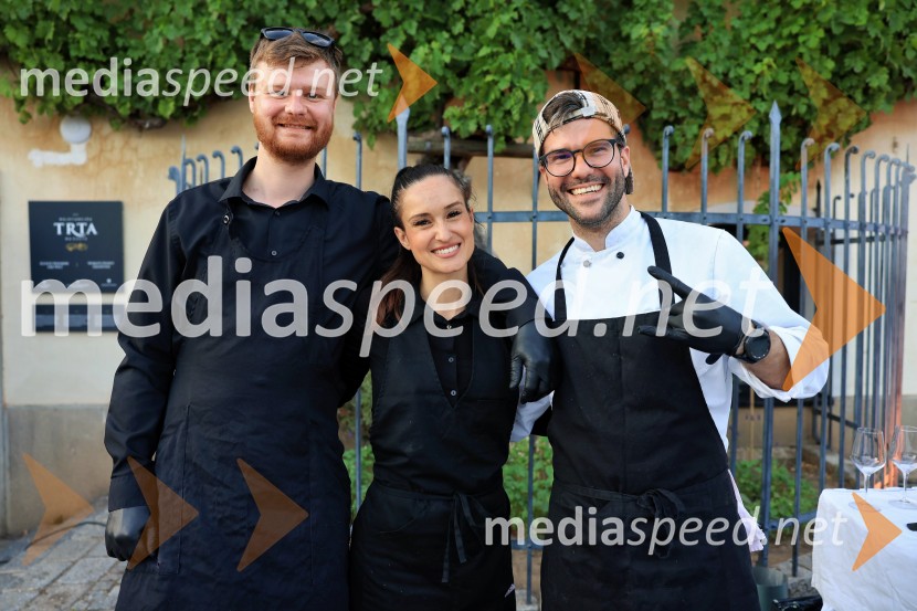  Tristan Kotnik, Bro' Sis restavracija, Maribor;  Anja Zebec, Bro' Sis restavracija, Maribor;  Rok Zebec, lastnik, Bro' Sis bar & restaurantVinsko LENTanje 2025 - torek