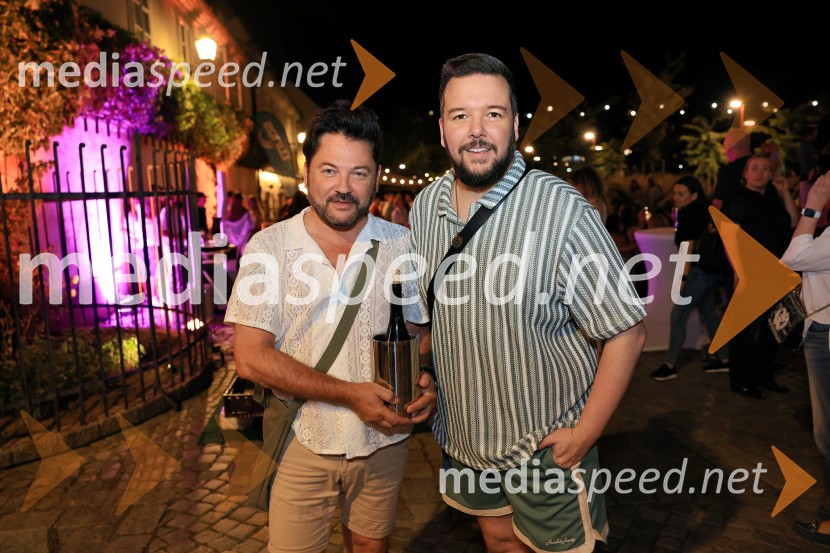  Miran Bende Živčec, direktor in lastnik, turistična agencija Galileo 3000;  Denis Bende Živčec, novinar, VečerVinsko LENTanje 2025 - torek