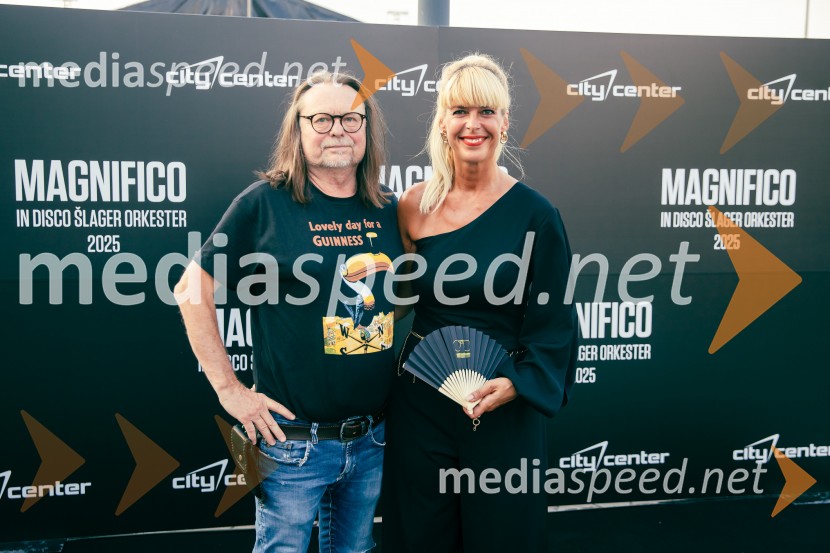  Bojan Umek, igralec;  Darja Lesjak, center manager, Citycenter CeljeVeliki koncert Magnifica ob 15-letnici Citybanda