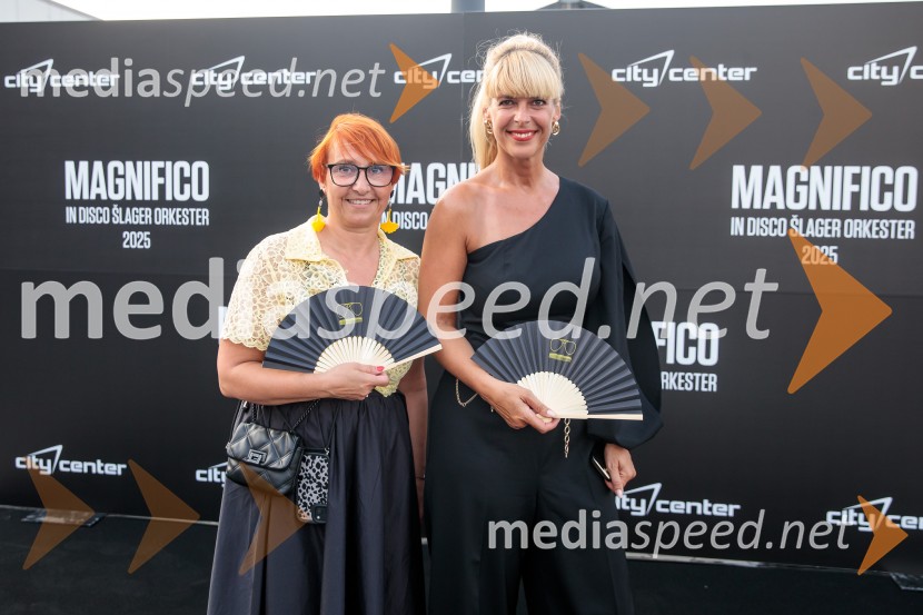  Nena Horvat, vodja marketinga Citycenter Celje;  Darja Lesjak, center manager, Citycenter CeljeVeliki koncert Magnifica ob 15-letnici Citybanda