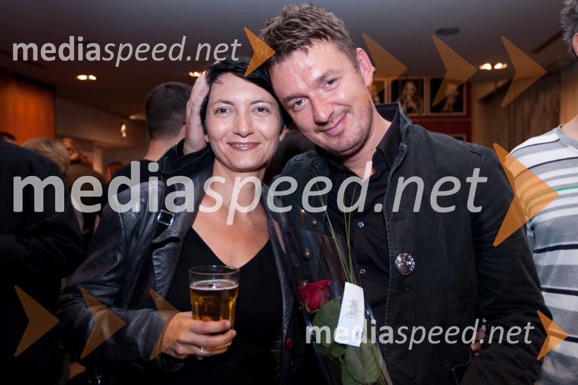 Petra Pogorevc, dramaturginja in Diego de Bree, režiser predstaveCenci, premiera v Mestnem gledališu ljubljanskem (MGL)