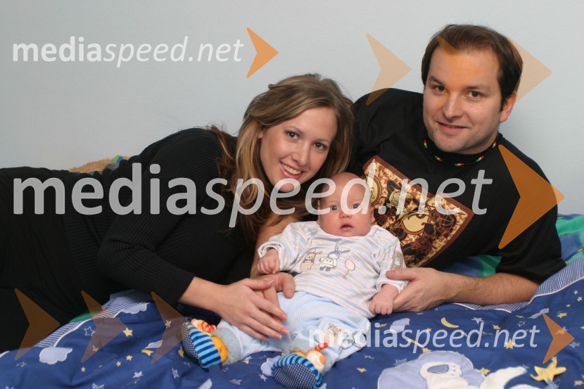 Natka Geržina, Zvone Tomac in sin NikoNatka Geržina in Zvone Tomac