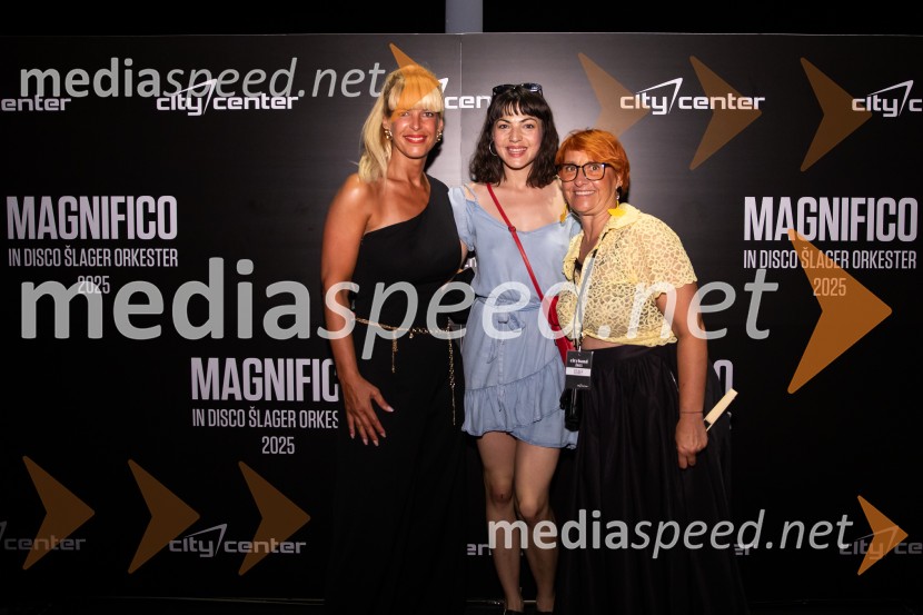  Darja Lesjak, center manager, Citycenter Celje;  ... ;  Nena Horvat, vodja marketinga Citycenter CeljeVeliki koncert Magnifica ob 15-letnici Citybanda