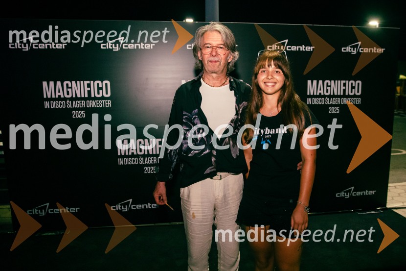  Robert Pešut - Magnifico, glasbenik;  Katarina SkalickyVeliki koncert Magnifica ob 15-letnici Citybanda