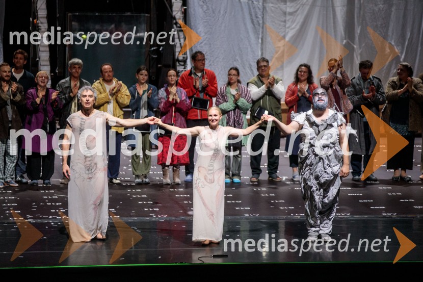  Toni Marsol, solist;  Alba Férnandez-Cano, solistka;  Víctor Sordo, solistLa Fura dels Baus, Joseph Haydn: Stvarjenje na 73. Ljubljana Festivalu