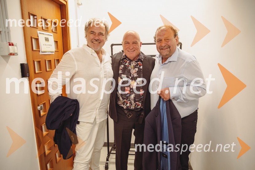  ... ;  Carlus  Padrissa, režiser;  Darko  Brlek, direktor in umetniški vodja, Festival LjubljanaLa Fura dels Baus, Joseph Haydn: Stvarjenje na 73. Ljubljana Festivalu